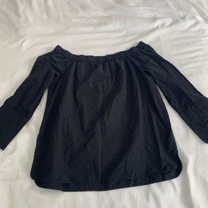 Motherhood Maternity Off the Shoulder Black Top